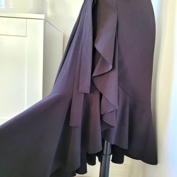 Fit and flare High waist Ruffles skirt HM 😍 SIZE 10 - Picture 2 of 13